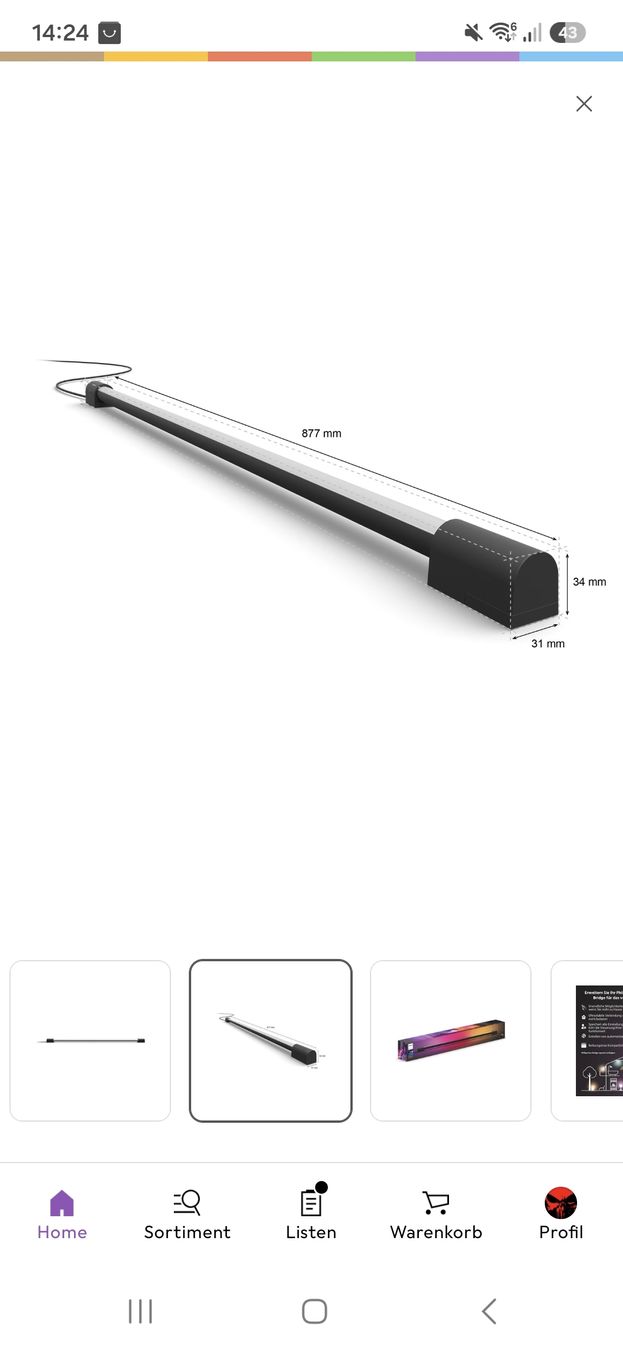 Philips Lampen: Philips Hue play gradient – Gebraucht aus Guntershausen von Jtattoo 4