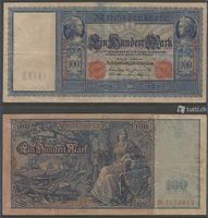 FLOTTENHUNDERTER - DEUTSCHES REICH 100 RM 1908 - SEHR SCHOEN