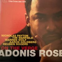 Adonis Rose – On The Verge (CD Criss Cross) w Aaron Goldberg