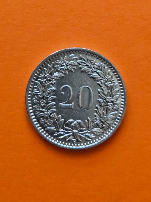Toutes les monnaies: 20 Rappen 1938 vz – D'occasion à Hinwil par Bell1894 1