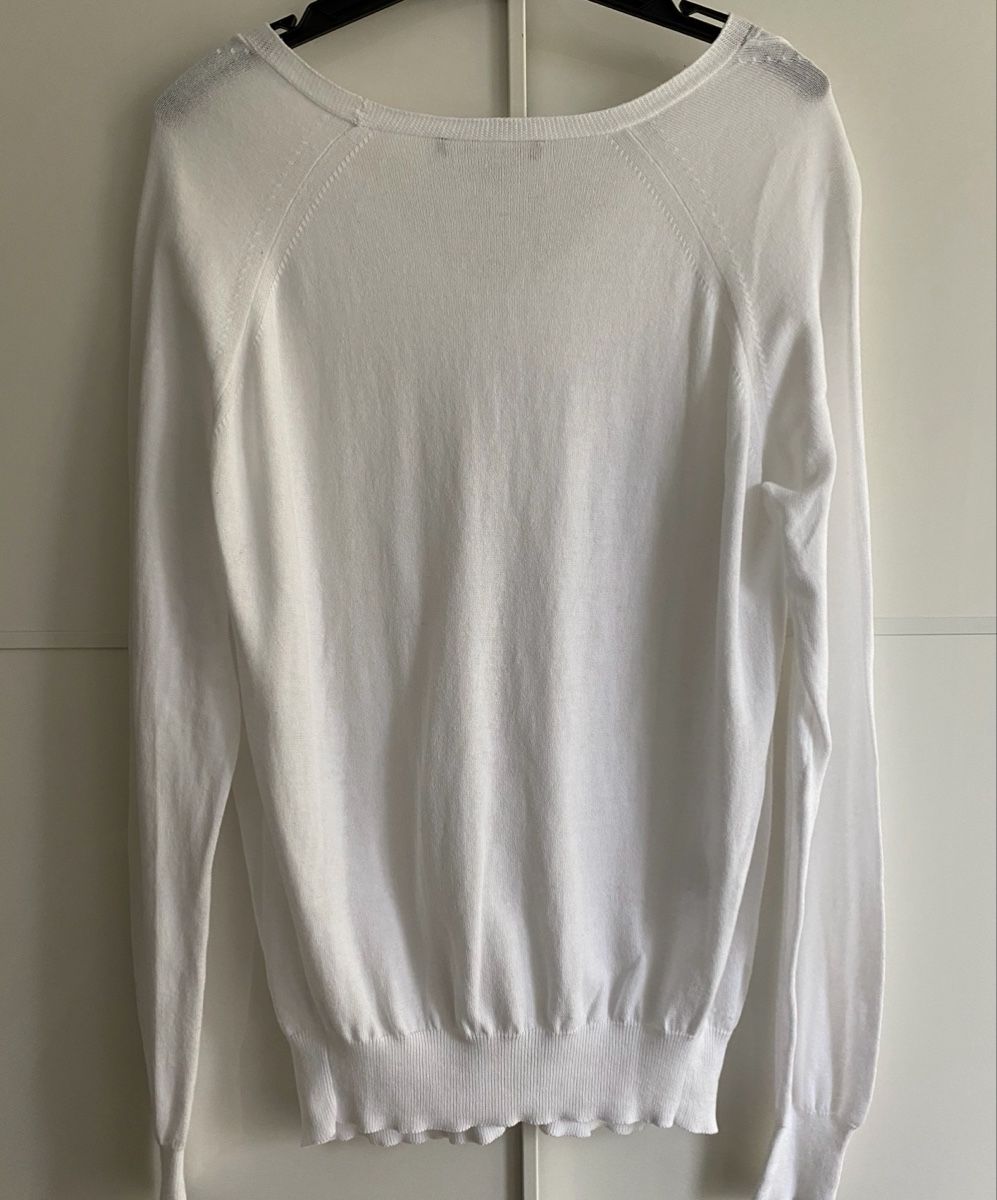 Stefanel Maglioni & Felpe: Stefanel Sommerpullover Weiss, Grösse S, Baumwolle – Usato da Winterthur venduto da marisole4 3