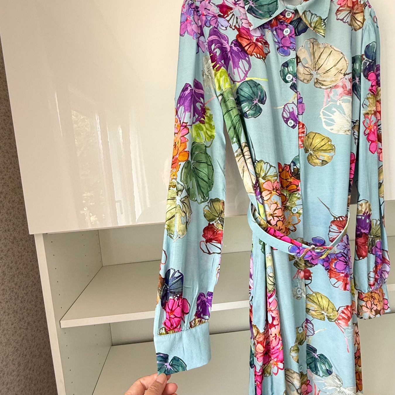 Kleider: Dixie Maxikleid mit floralem Muster, Gr. S – Gebraucht aus Riedholz von han_fy6l 2