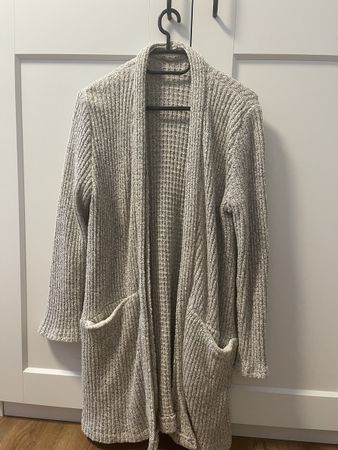 Cardigan in Weiss-Schwarz Gr S