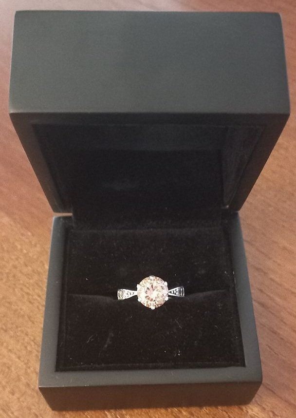 Anelli: Bague cristal rose argent 925 – Usato da gland venduto da Lio_0o 1