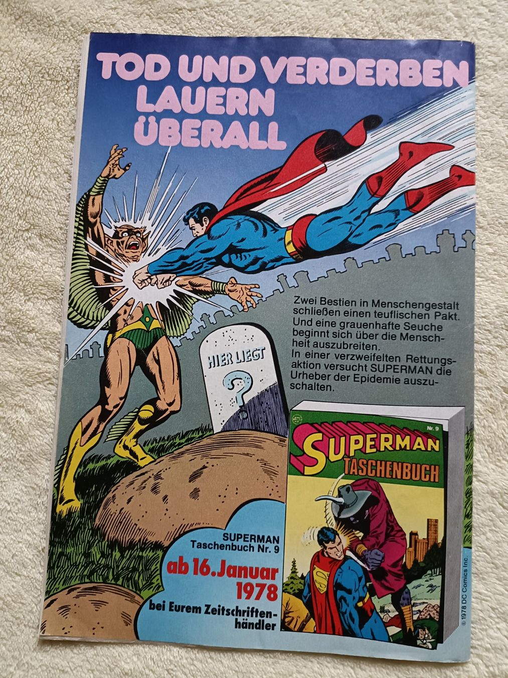 Fumetti: Superman Batman Nr. 2 1978 Comic – Usato da Luzern venduto da cryptonic79 1