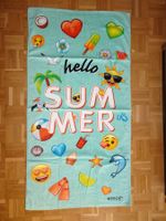 Linge (ou serviette) de bain emoji "Hello Summer"