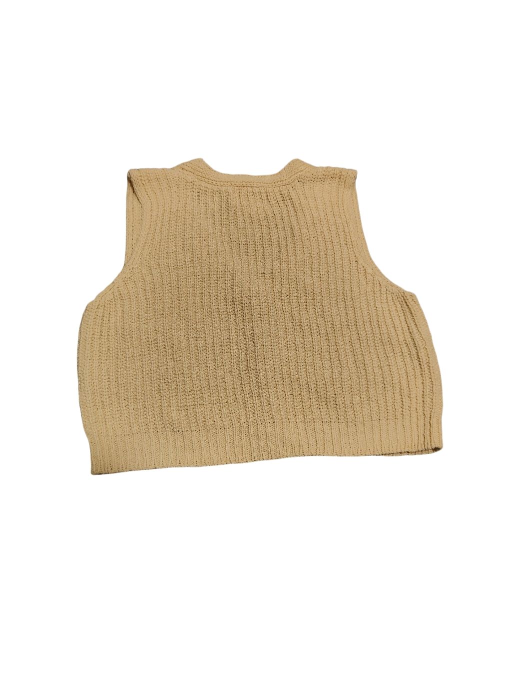 Pull&Bear Gilet & Giacche senza maniche: Weste Strickweste beige Grösse S – Usato da Zürich venduto da naedaeo 1