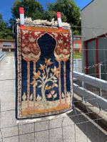 Tabriz 64x42cm Teppich handgeknüpft Profi gereinigt