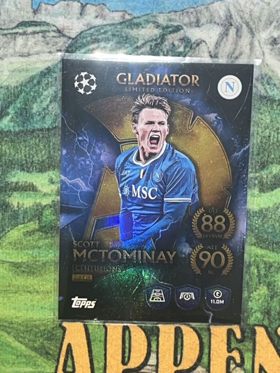 Topps Carte collezionabili: Scott McTominay Gladiator Limited Edition Topps – Nuovo (secondo la descrizione) da Escholzmatt venduto da SwissToppsTrade