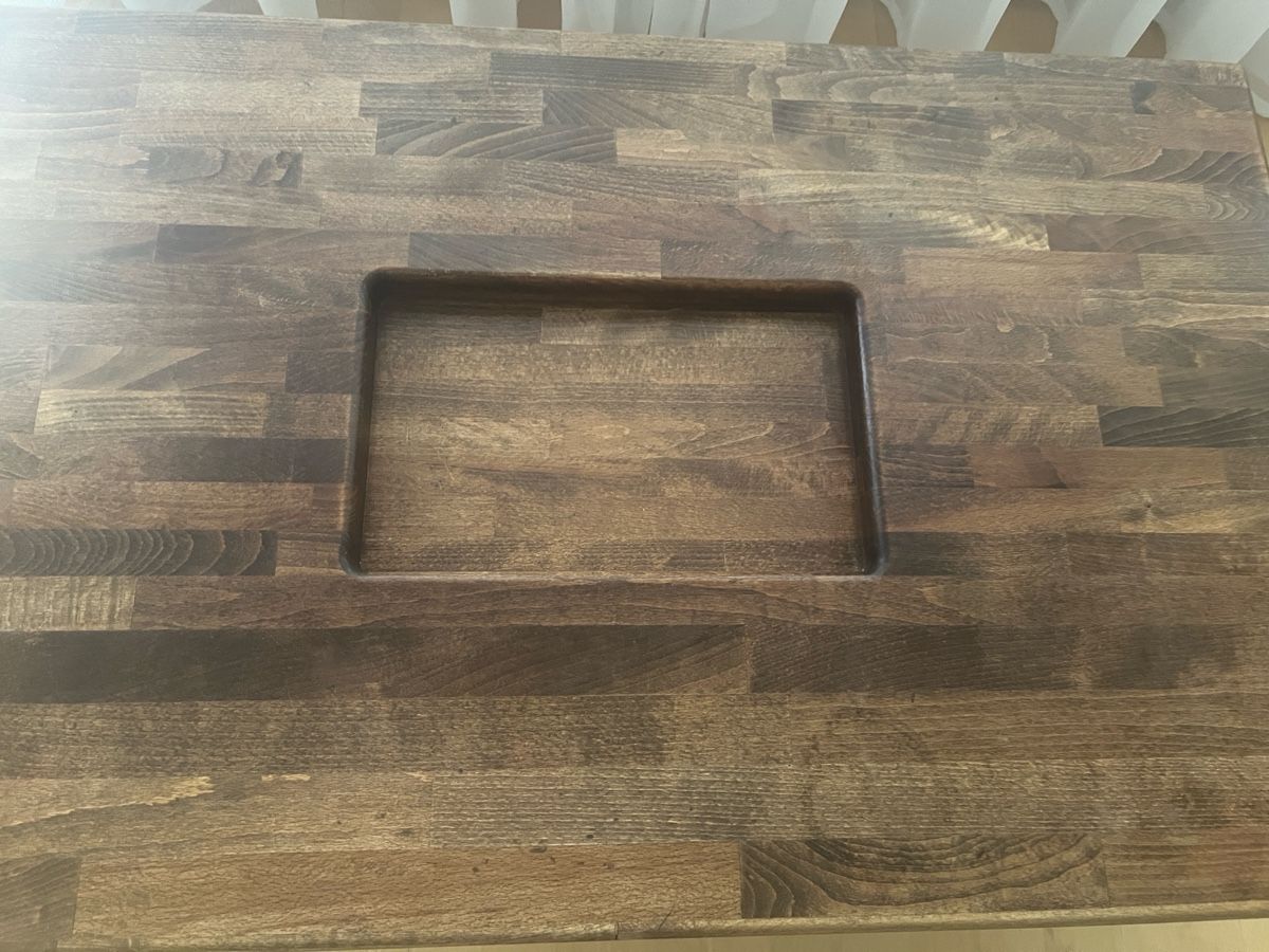 Tavoli: Holz-Couchtisch, braun, quadratisch – Usato da Meggen venduto da mar_7r7m 3