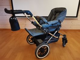 Kinderwagen von Emmaljunga inkl. Babyschale, Sportsitz,...