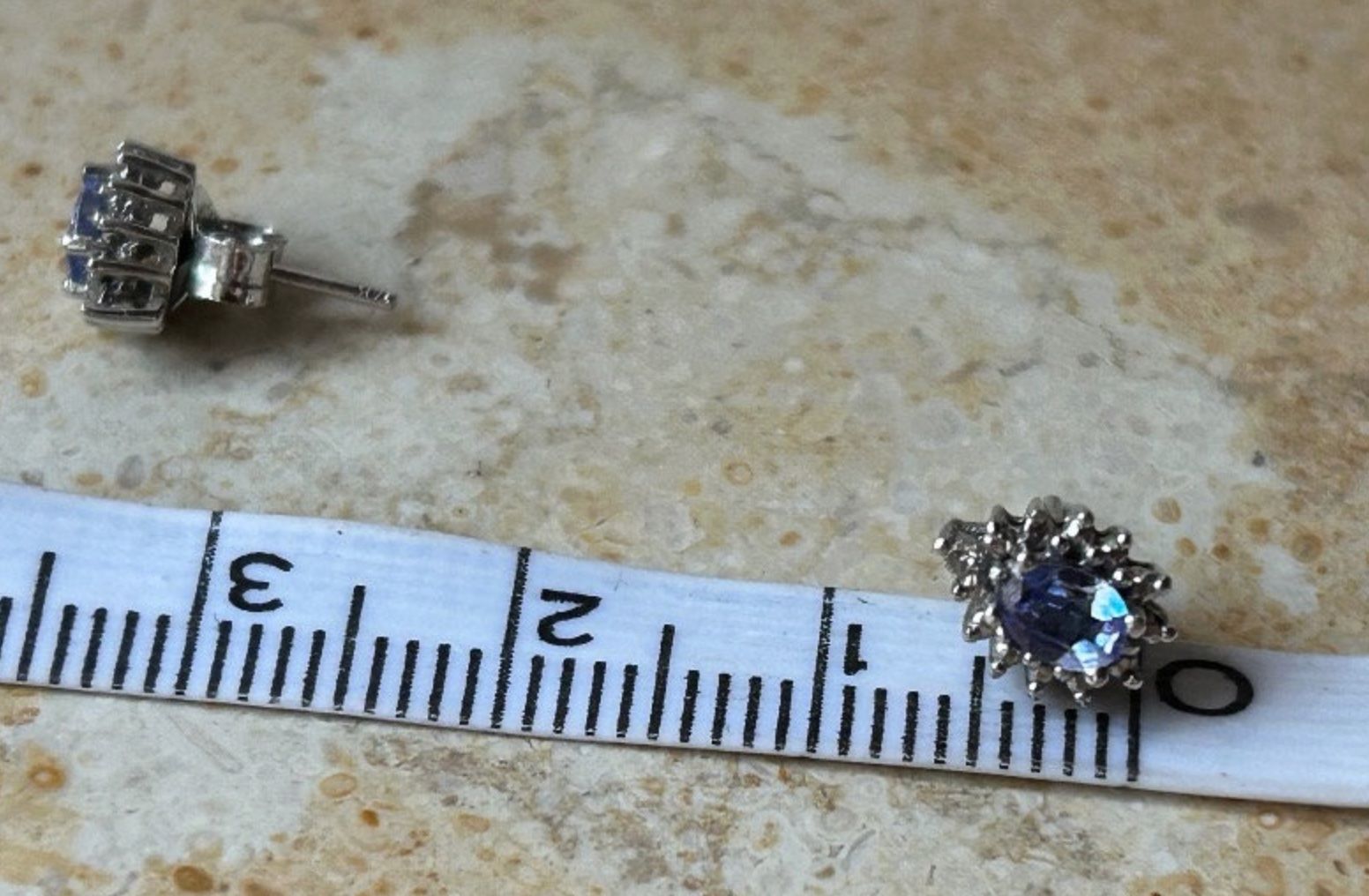 Orecchini pendenti & Orecchini a lobo: Ohrenstecker blaue Lagune – Usato da Laufen venduto da belleskulptur 6