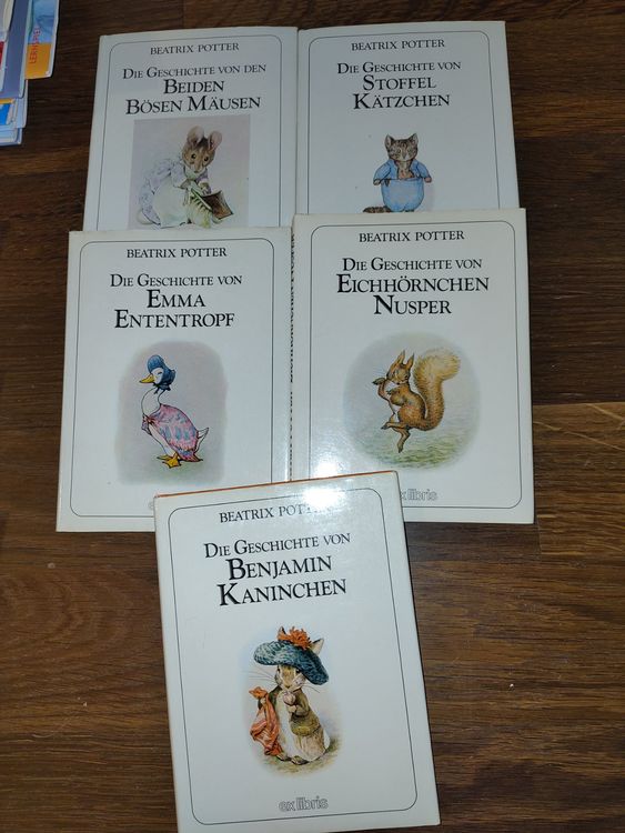 Beatrix Potter MiniKinderbücherSet, 5 Bände (Gebraucht) in