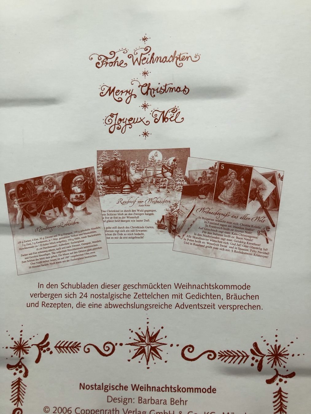 Kalender: wunderschöner, nostalgischer Adventskalender – Neu und originalverpackt aus Ittenthal von Hwaggis 4