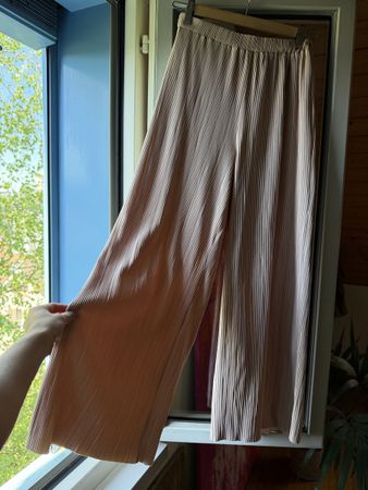 Pink Pleated Trousers