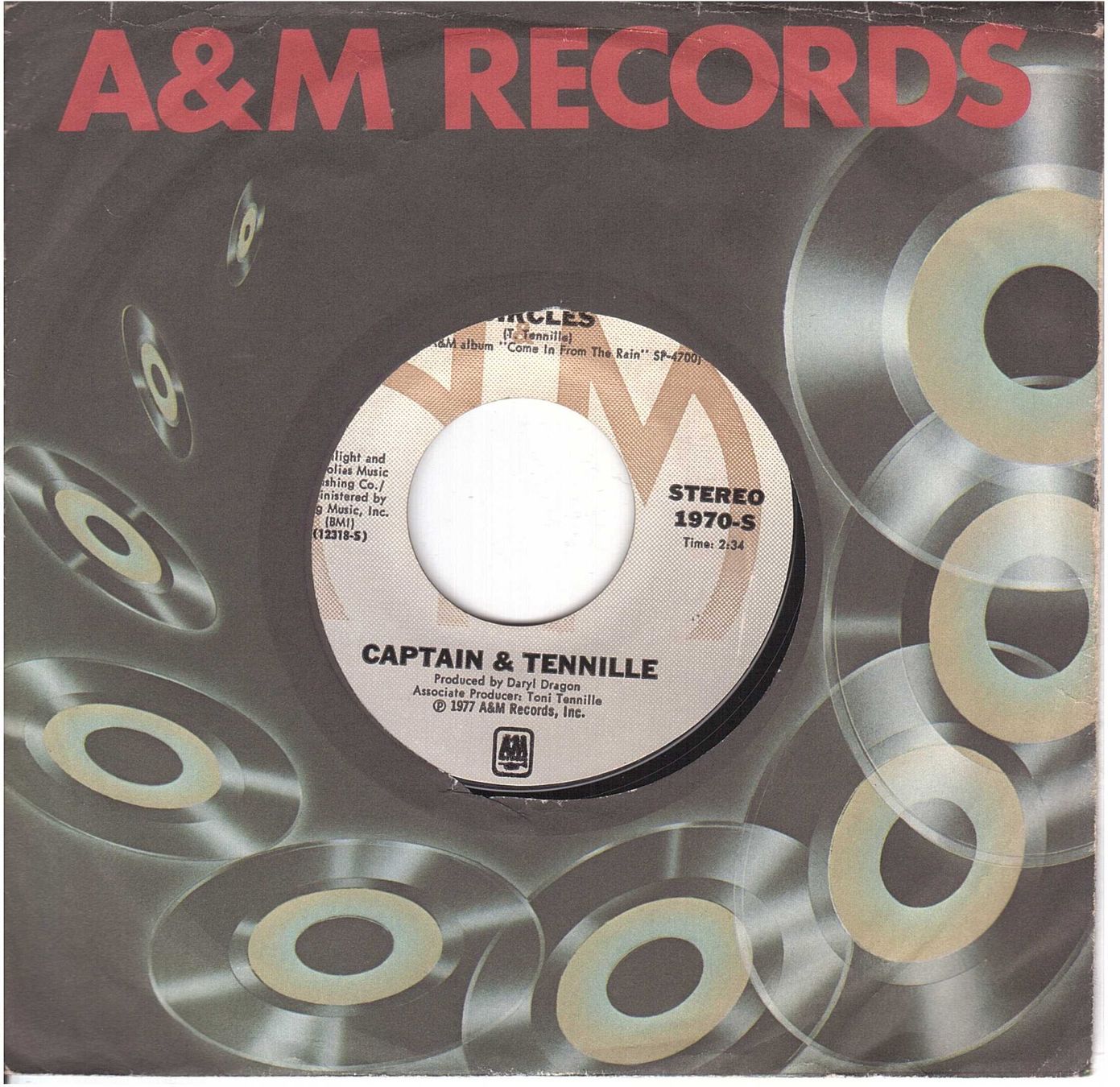 Schallplatten: CAPTAIN & TENNILLE - CIRCLES – Gebraucht aus Oberwil (Dägerlen) von thealbum