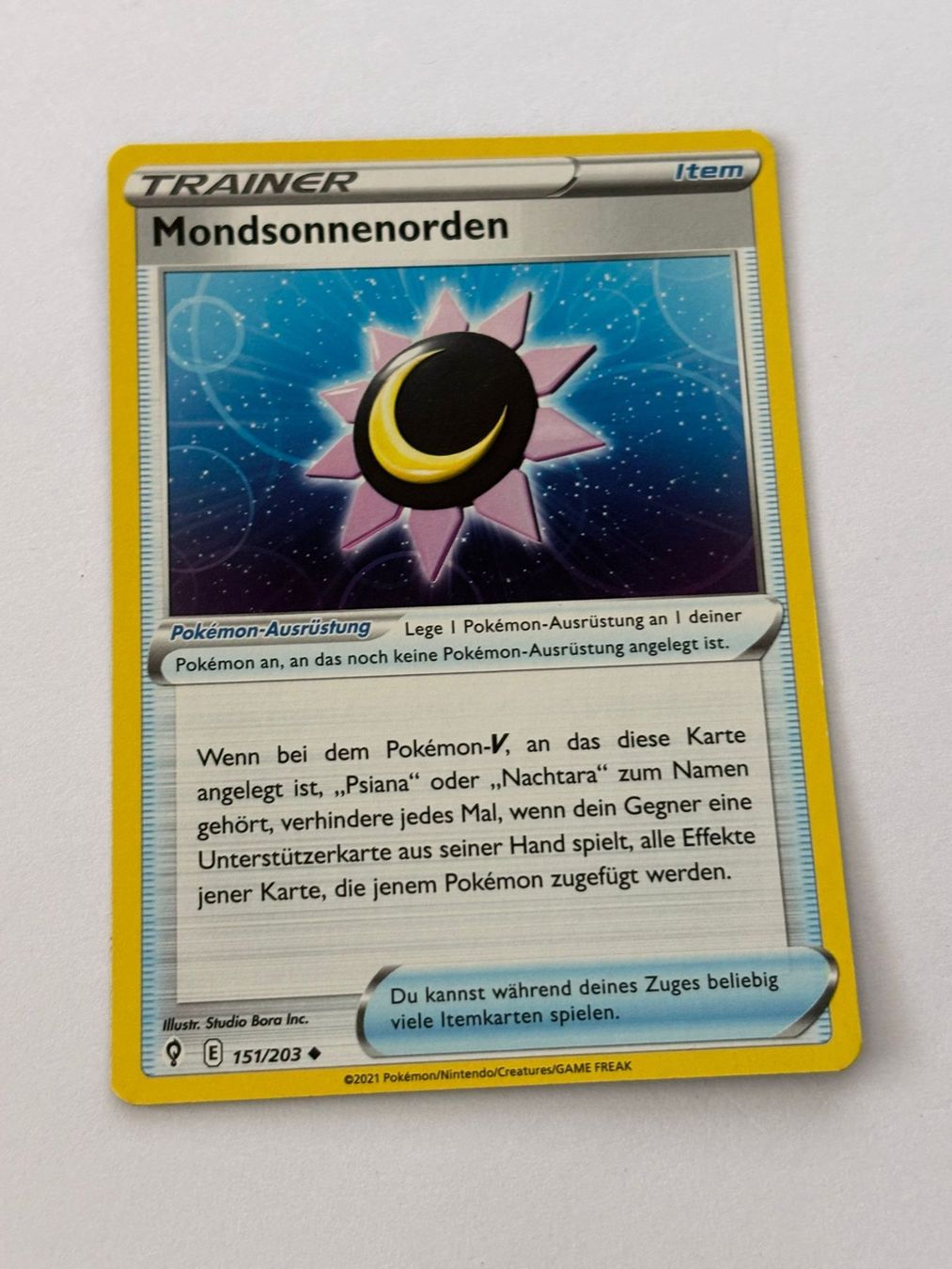 Pokémon Sammelbilder & Trading cards: Mondsonnenorden 151/203 – Gebraucht aus Herisau von Seyashop_2