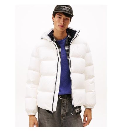 Tommy Hilfiger Daunenjacke Herren - Gr. L – Weiss - Neu