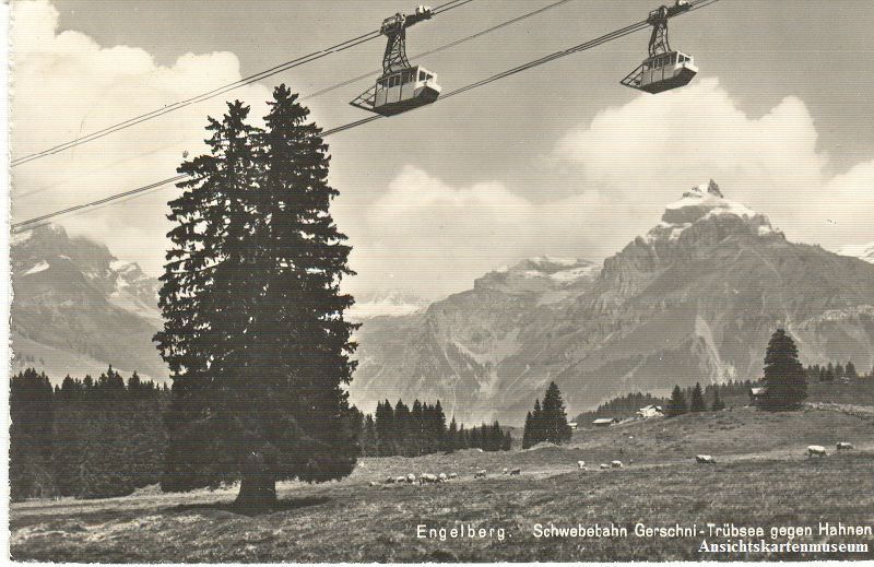 Cartoline postali: Engelberg - Trübsee + 1957 – Usato da Emmenbrücke venduto da teestube