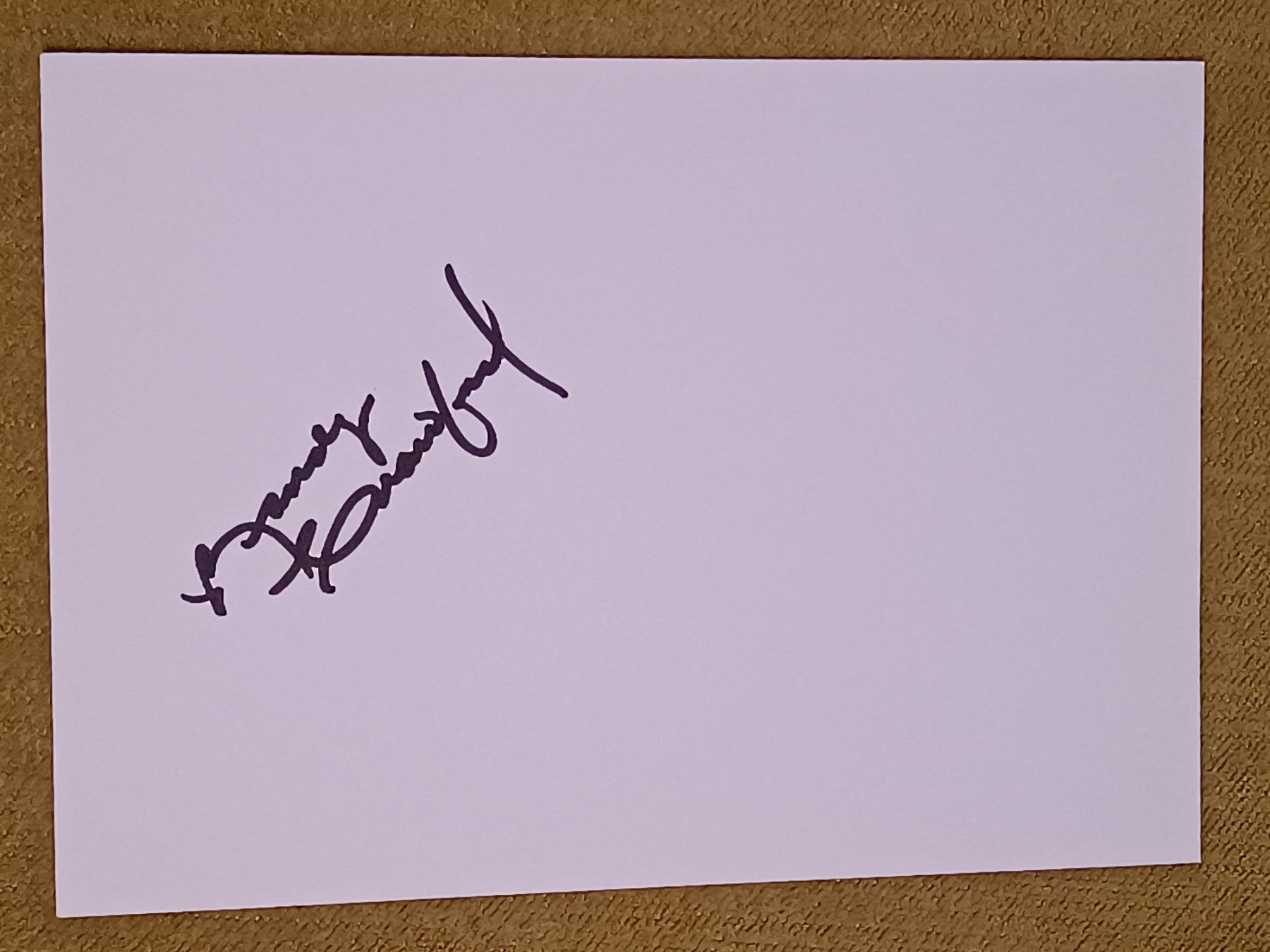 Autographes: Randy Crawford - persönlich gesammelt – D'occasion à Menziken par Artographs