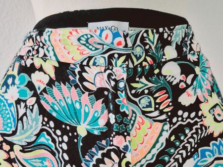 MAX & CO STOFFHOSE HOSE 36 S SOMMERHOSE BUNT FLORAL TOP