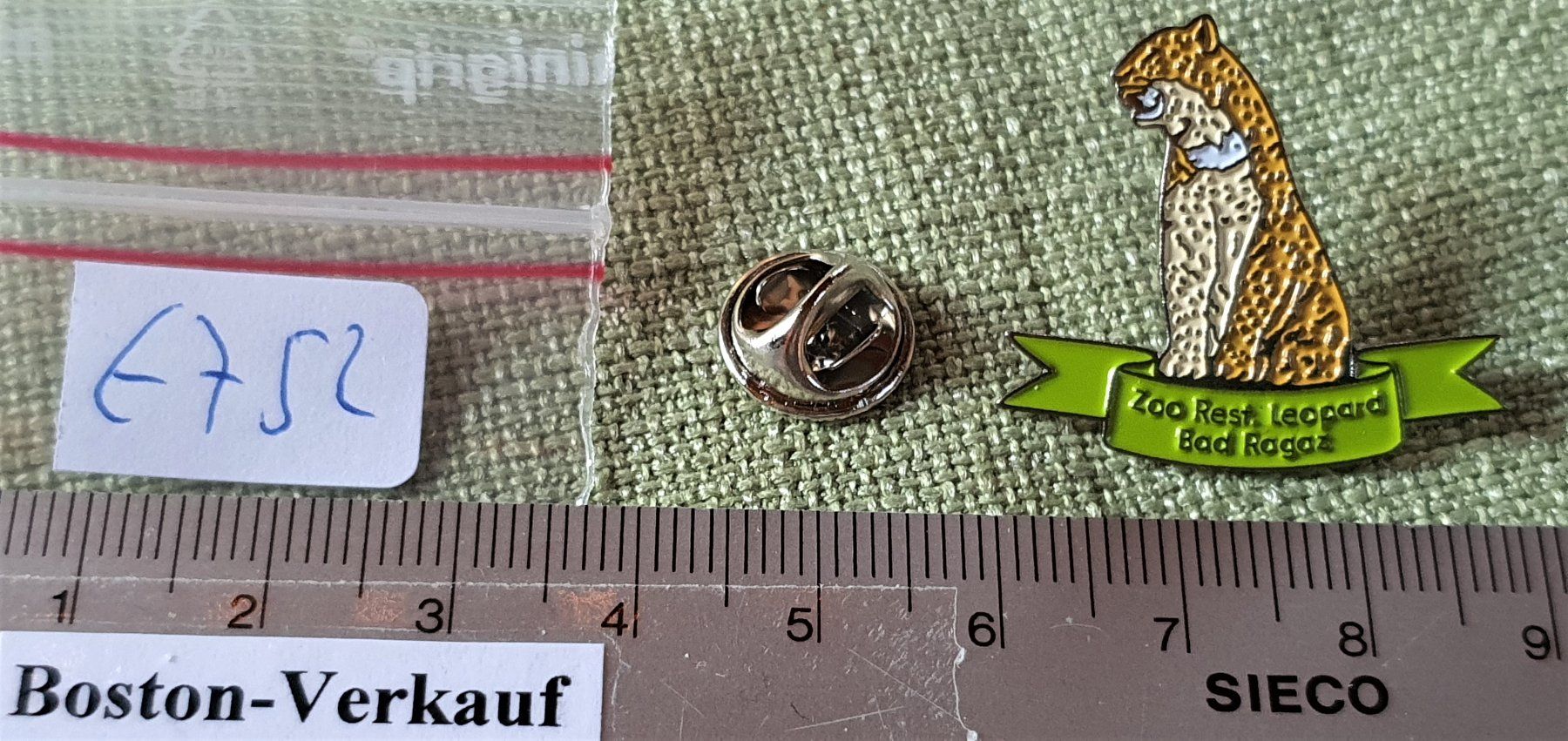 Plaquettes & Badges: E752 - Pin Zoo Rest. Bad Ragaz – D'occasion à Reinach BL par Boston-Verkauf 2
