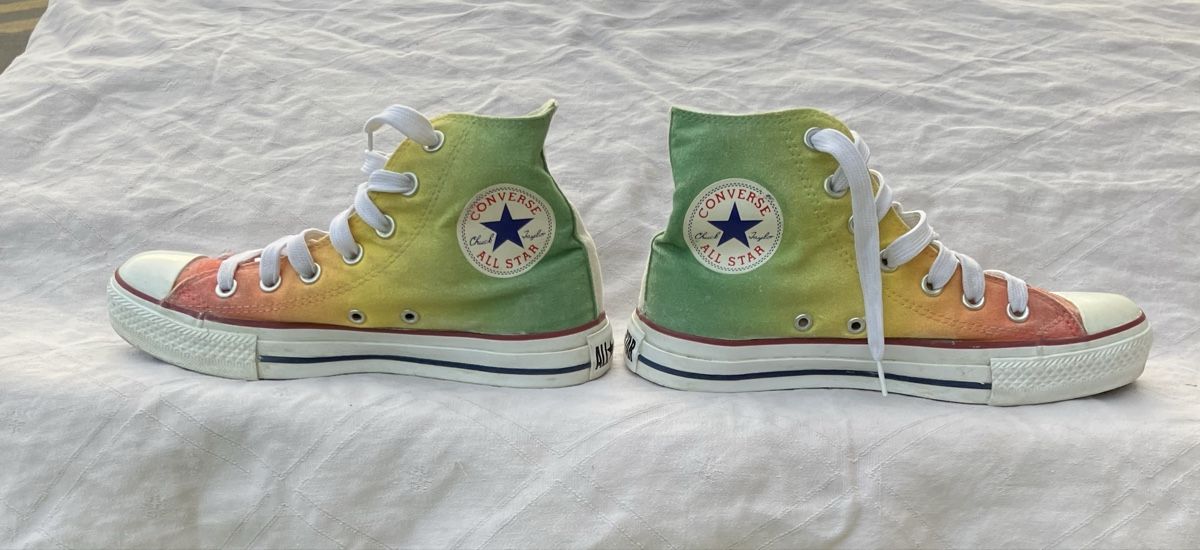 Herrenschuhe: Converse-Style Chucks Bob Marley    37 – Gebraucht aus Schaffhausen von Beatstaeks 2