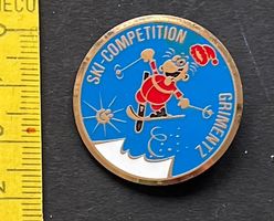 Grimentz Ski Competition/  Abzeichen Vintage Original
