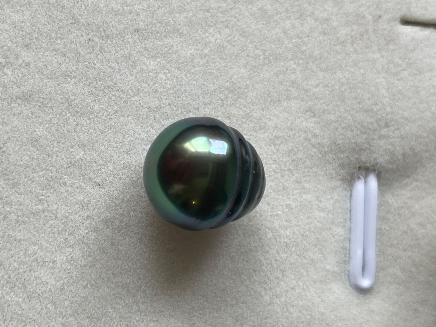 Perle (finte): Tahitiperle 9.6x11 mm – Nuovo (secondo la descrizione) da Bern venduto da Steinfieber 3