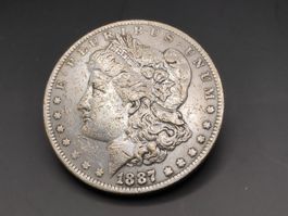 1887-s Morgan Silber Dollar