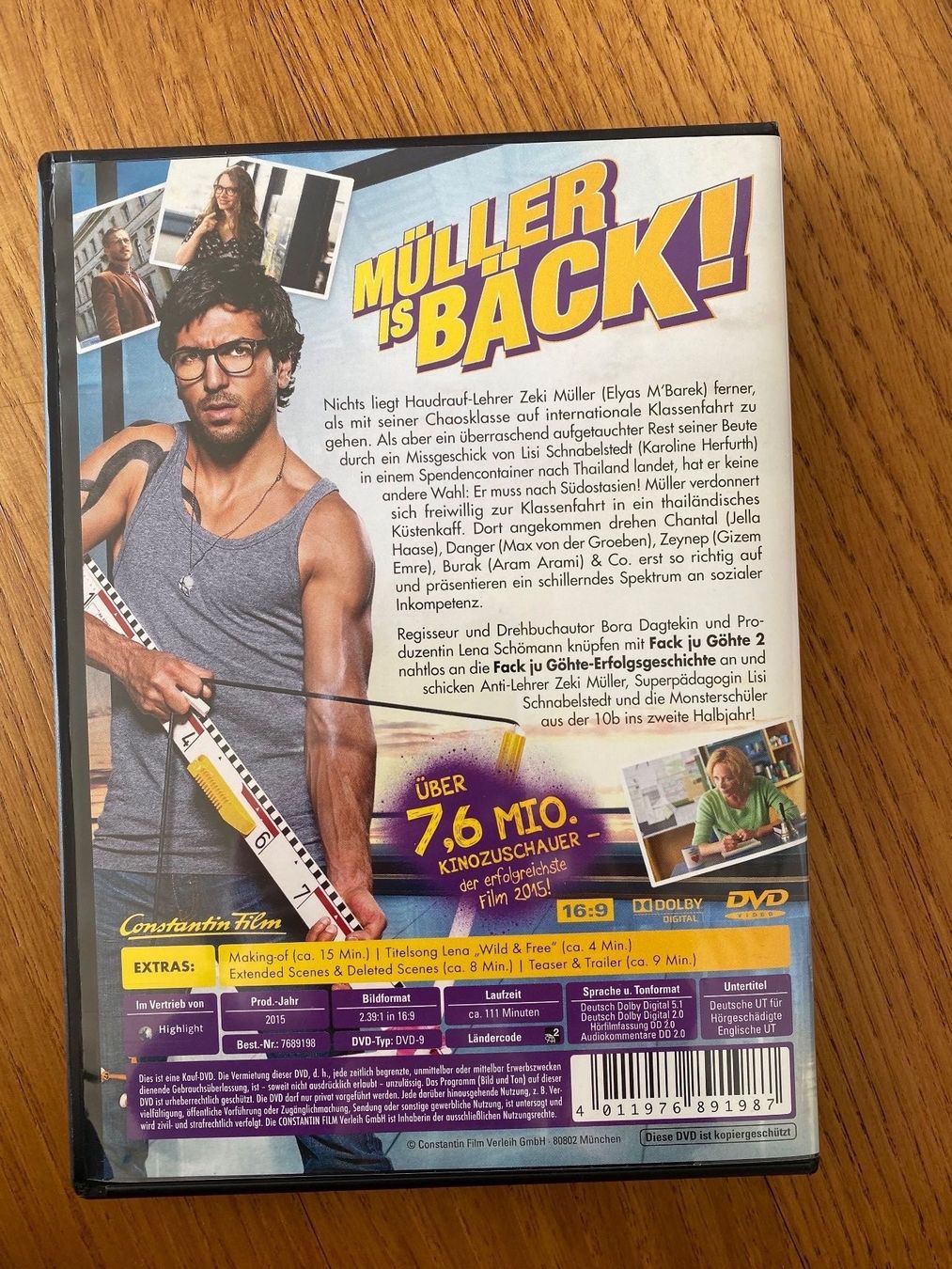 Tutti i DVDs: DVD Fack ju Göthe 2 – Usato da Sissach venduto da laura.x4 1