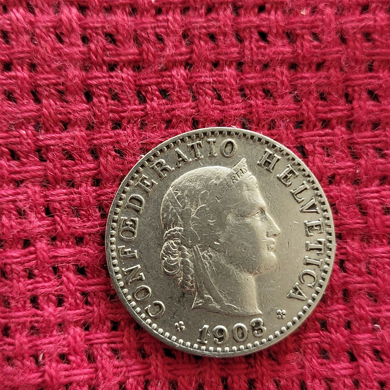 Tutti le monete: 20 Rappen 1903 – Usato da Berikon venduto da Zimmerlinde5