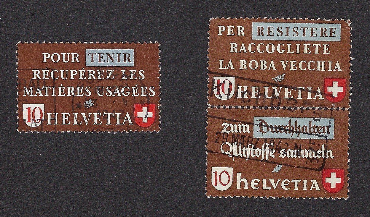 Tutti i francobolli: Altstoffverwertung 1942 – Usato da Luzern venduto da Einh0rn