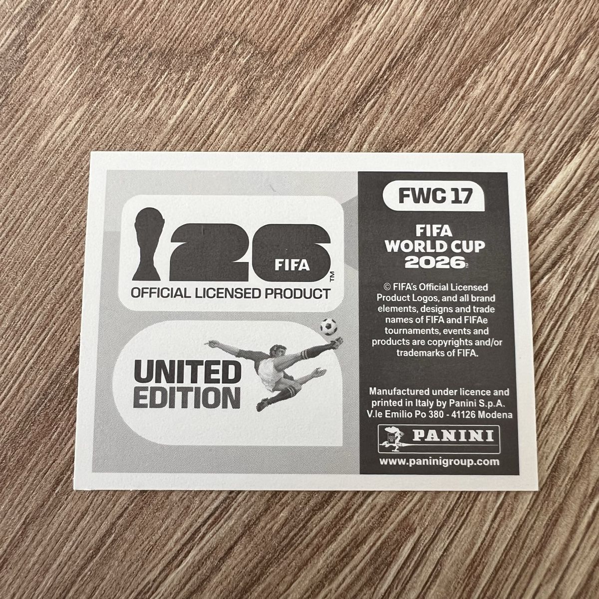 Panini Carte collezionabili: Italia 2006 - FWC17 – Nuovo (secondo la descrizione) da Courtételle venduto da migou65 1