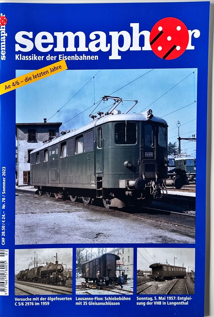 Riviste & Magazine: Semaphor Sommer 2023 Nr. 78 – Usato da Murgenthal venduto da View