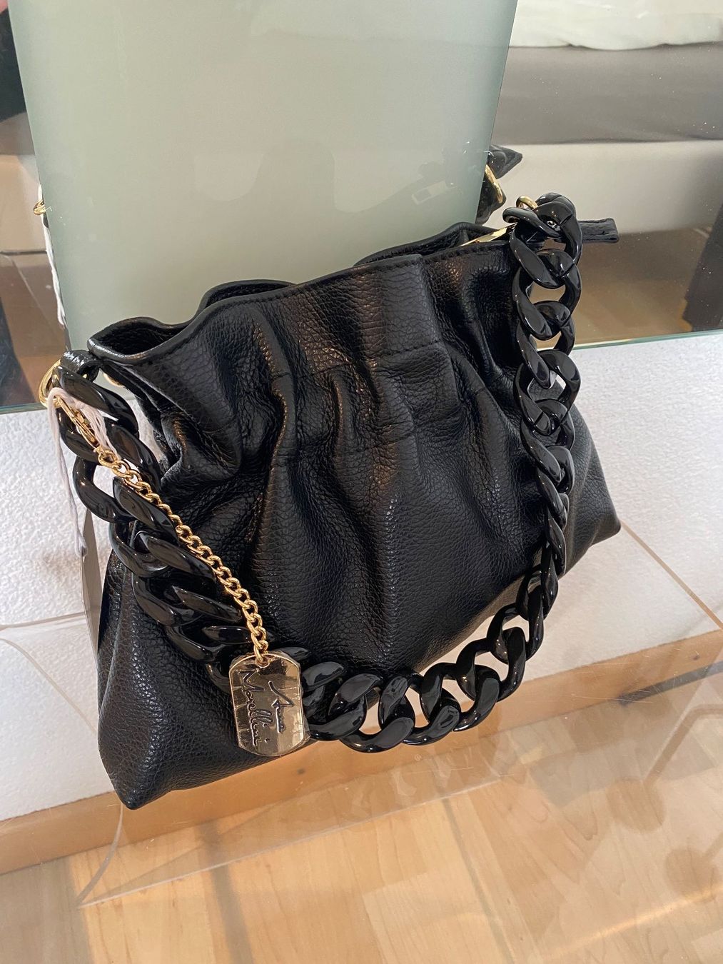 Borse da donna: ANNA MARELLINI HANDTASCHE SCHWARZ  NEU!! – Nuovo e nell'imballaggio originale da Eschenbach SG venduto da Lady020 2