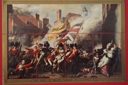 Collection de timbres Jersey - La mort du Major Peirson **