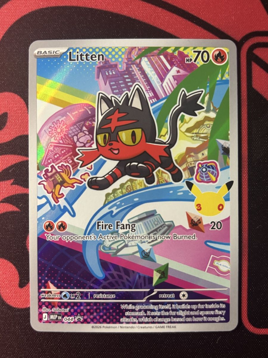 Pokémon Sammelbilder & Trading cards: Litten #044 EN Pokémon  – Gebraucht aus Regensdorf von HOLO_LEGENDS