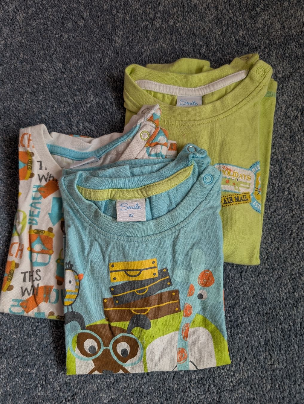 Camicie, T-shirt & Polo: 3 T-Shirts, Gr. 92 – Usato da Winterthur venduto da voan