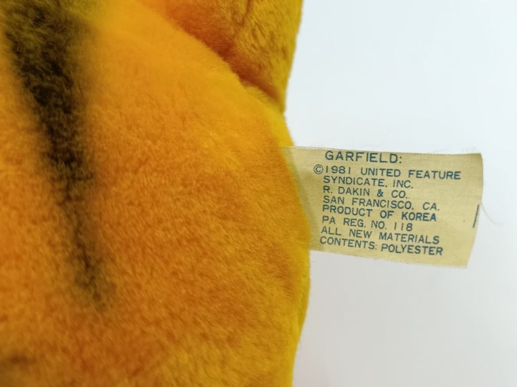 Disney Giocattoli: Garfield 1981 Stofftier Plüschtier vintage – Usato da Wil SG venduto da Donaldus 5