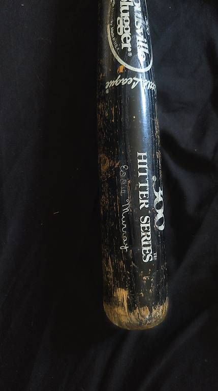 Palloni: Batte de baseball dédicacée par Eddie Murray  – Usato da La Chaux-de-Fonds venduto da Chappatte92 3
