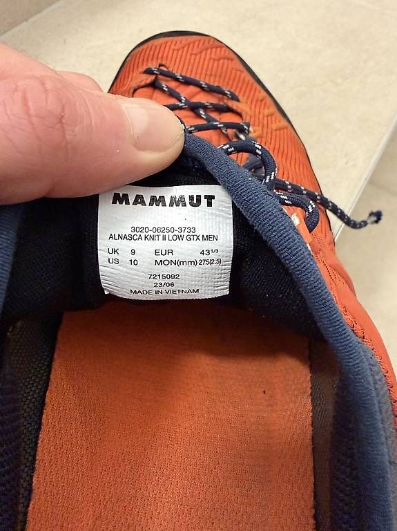 Mammut Scarpe da uomo: Mammut Wanderschuhe – Usato da Pfaffnau venduto da Wampe 3