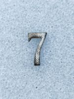 21 mm Silber Nummer 7 V1 Schulterpatte