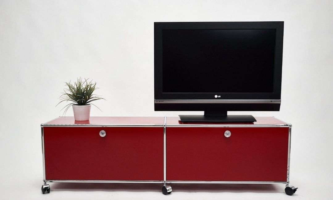 USM Mobili TV: USM TV Lowboard Rot (Preis VB) – Usato da Zürich venduto da LUXUS2020 1