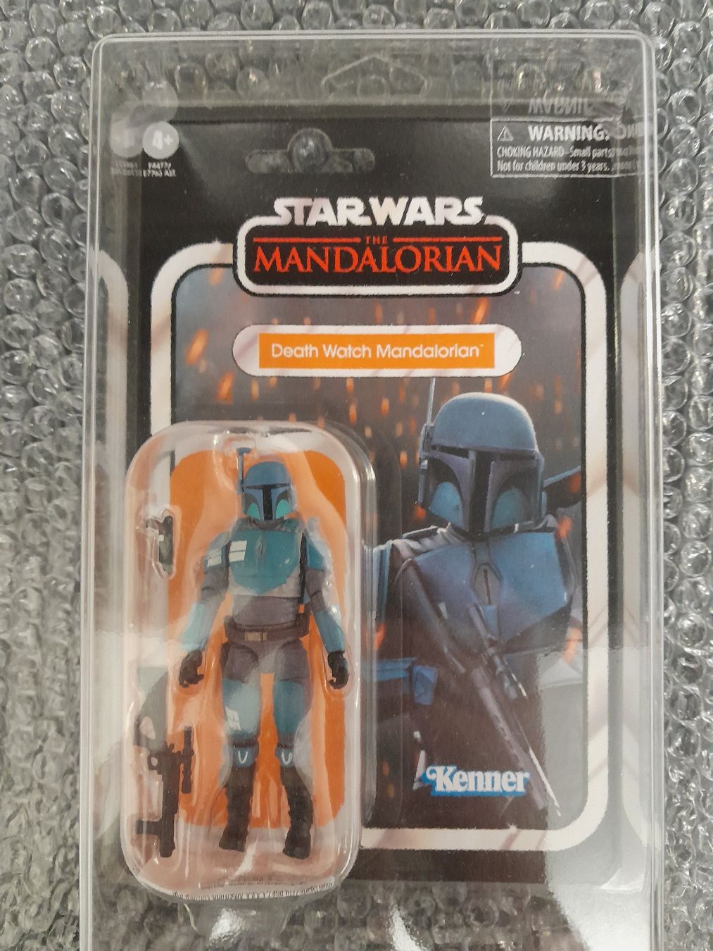 Star Wars Figuren: Star Wars Death Watch Mandalorian mit Plastikcase – Gebraucht aus Rüti ZH von Alemanni