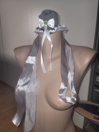 Haarhaube mit Band, Karnevals Nanny, Housekeeping costum