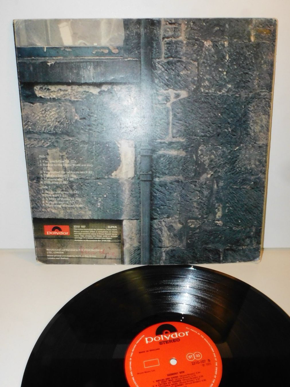 Schallplatten: LP - Bruce Jack Harmony Row -1971  -  LP Schallplatte     LP – Gebraucht aus Sursee von 76