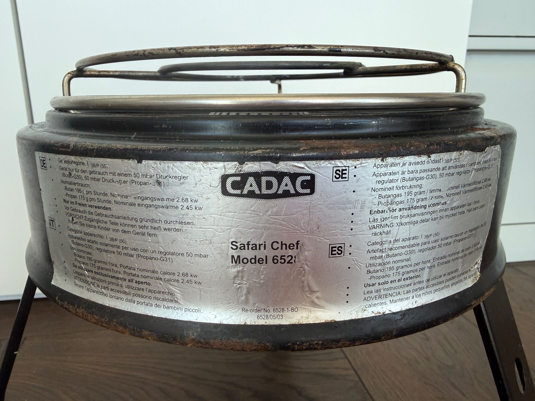 Cadac Griglie: CADAC Safari Chef Model 6528 Campingkocher – Usato da Thalwil venduto da chino25