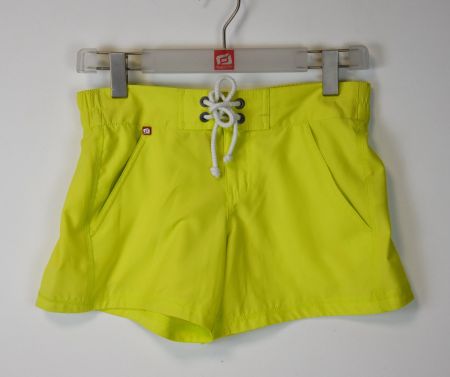 BelowZero Damen Mini Shorts Hose Kurzeose/zitronen-gelb/Gr.S