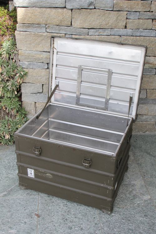 EDAK Aluminium Kiste Schweizer Armee 73 cm x 57 cm x 51 cm (Gebraucht ...